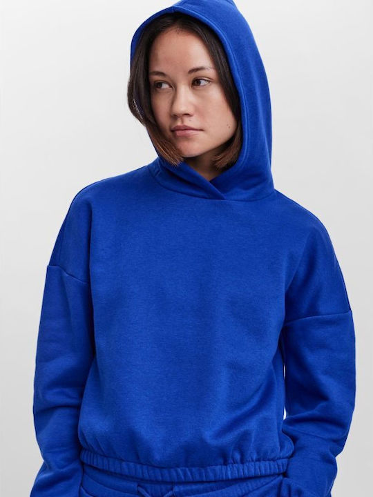 Vero Moda Women's Hooded Sweatshirt Blue