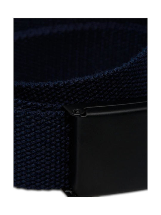 Jack & Jones Men's Fabric Webbing Belt Belt Navy Blazer