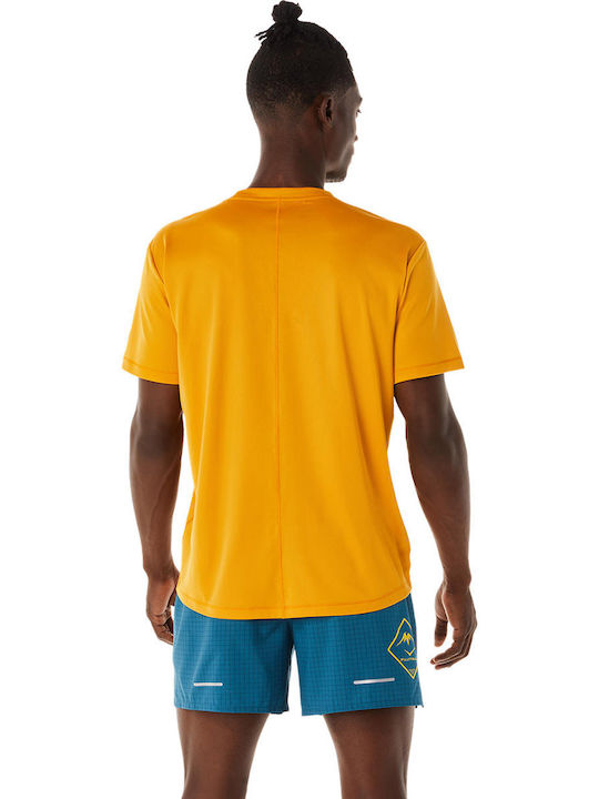 ASICS Ανδρικό Αθλητικό T-shirt Κοντομάνικο Κίτρινο