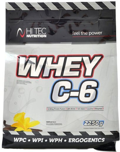 Hitec Nutrition C-6 Nutrition Whey Proteină Din Zer cu Aromă Vanilie 2.25kg