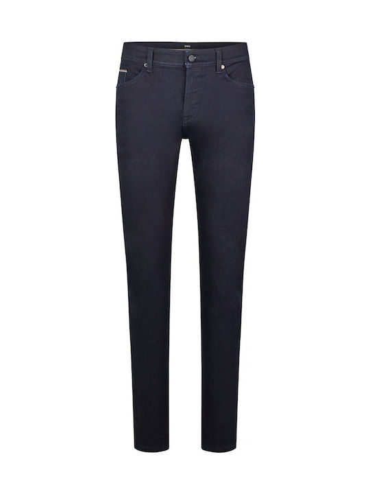 Delaware 3-1 Ανδρικό Παντελόνι Τζιν Ελαστικό Slim Fit Navy Μπλε