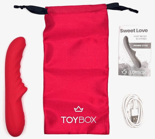 ToyBox Sweet Love Mini Δονητής G-Spot Red