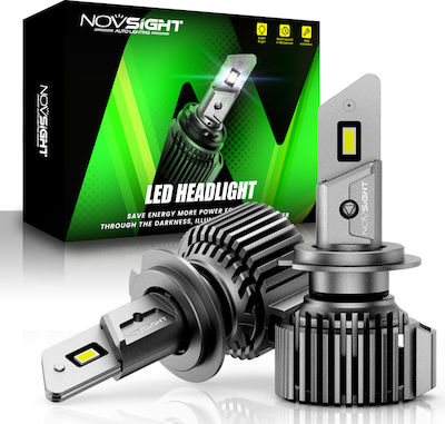 NovSight Λάμπες Αυτοκινήτου H7 LED 6500K Ψυχρό Λευκό 12-24V 100W 2τμχ