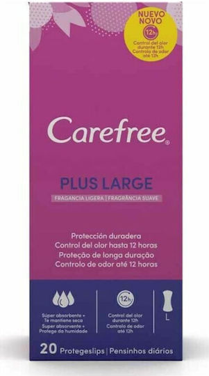 CareFree Plus Large Daily Liners for Normal Flow 2.5 Drop 20pcs
