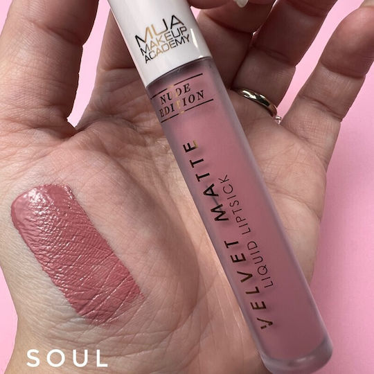 Velvet Matte Nude Edition Liquid Lipstick Matte Soul 3ml 3g