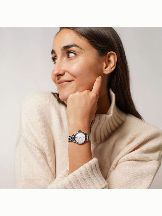 Seiko Ρολόι Μπαταρίας με Μεταλλικό Μπρασελέ Seiko Ρολόι Μπαταρίας με Μεταλλικό Μπρασελέ