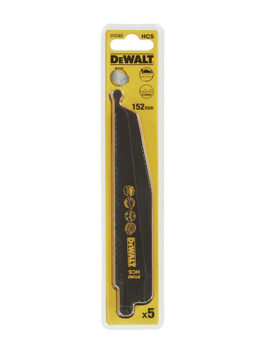 DEWALT DT2362 Lamele pentru lemn 152mm 5buc