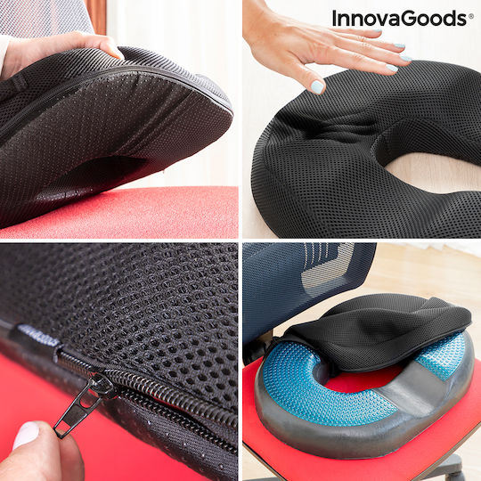InnovaGoods Charnut Leg Seat Cushion 47x34x7cm Black V0103628