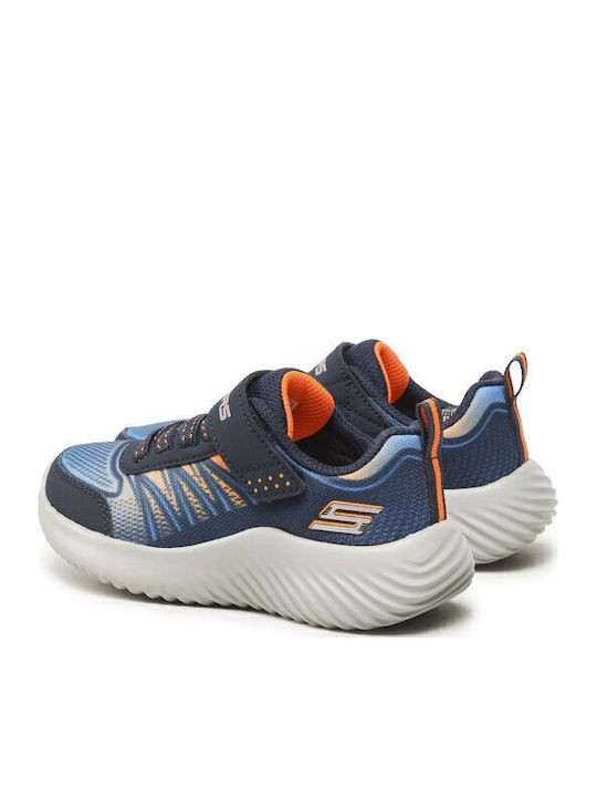BOUNDER Kids Sneakers with Scratch Navy Blue