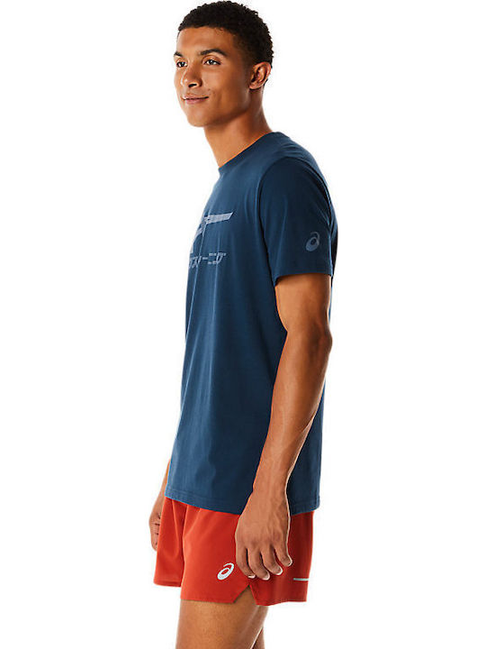ASICS Tiger T-shirt Navy Μπλε
