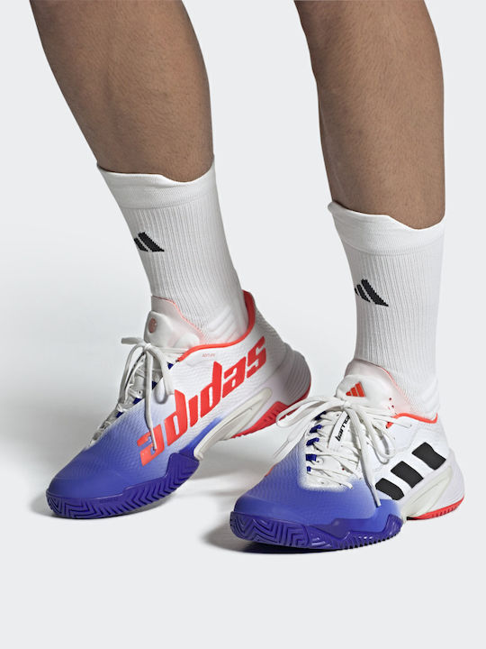 adidas Barricade Ανδρικά Παπούτσια Τένις για Σκληρά Γήπεδα Lucid Blue / Core Black / Solar Red