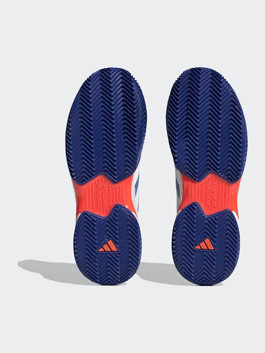 adidas Courtjam Control Мъжки Тенис обувки Глинени игрища Blue Fusion / Cloud White / Lucid Blue