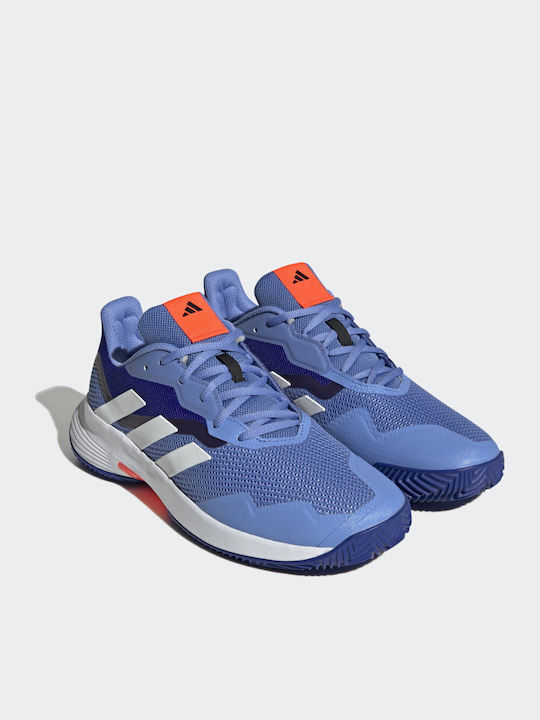 adidas Courtjam Control Мъжки Тенис обувки Глинени игрища Blue Fusion / Cloud White / Lucid Blue