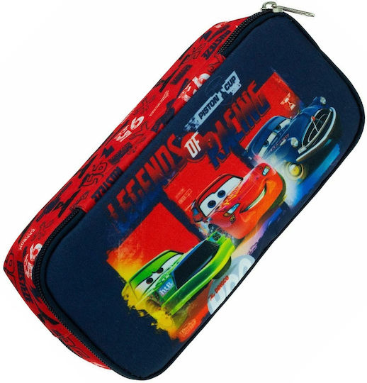 Gim Cars Pencil Case with 2 Compartments Multicolored