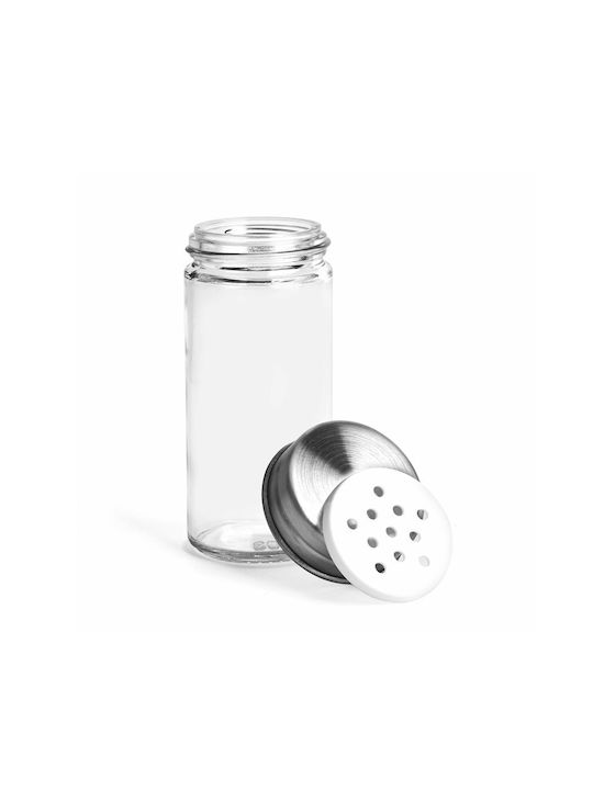 Glass Tabletop Rotating Spice Rack Konighoffer Tullo Silver 16pcs