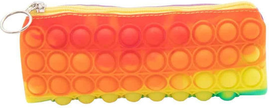 Luna Pop It Fidget Federmäppchen Orange - Red