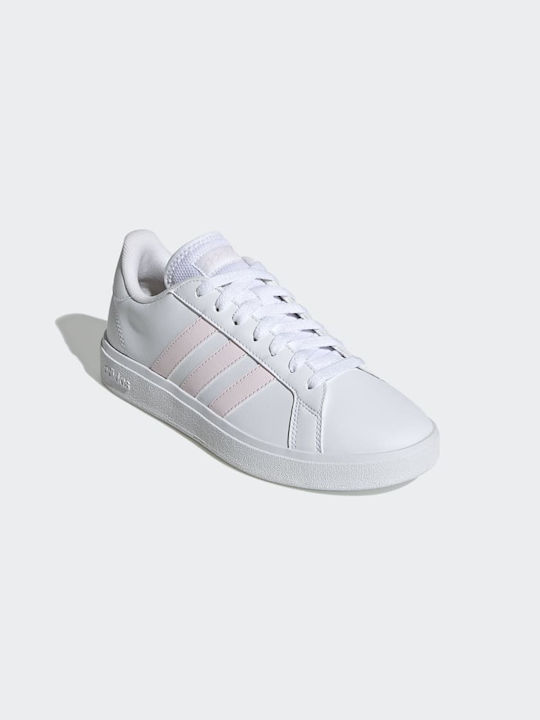 Adidas Grand Court Base 2.0 Femei Sneakers Cloud White / Almost Pink