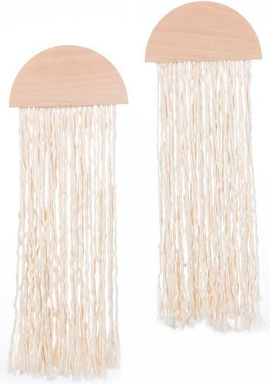 Funkyfish Macrame Kit Wood Half Round Frame Kit de artizanat