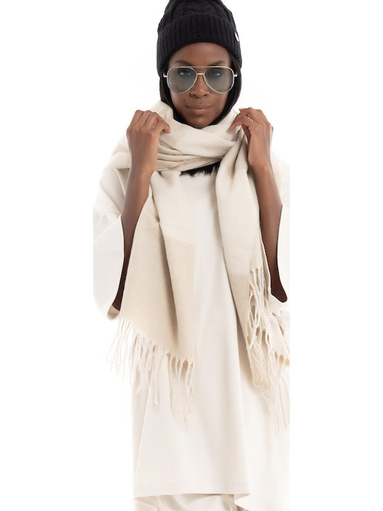 Sasha Women's Wool Scarf Beige