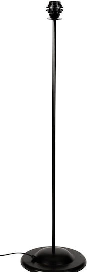 VK Lighting Floor Lamp H120xW25cm. with Socket for Bulb E27 Black