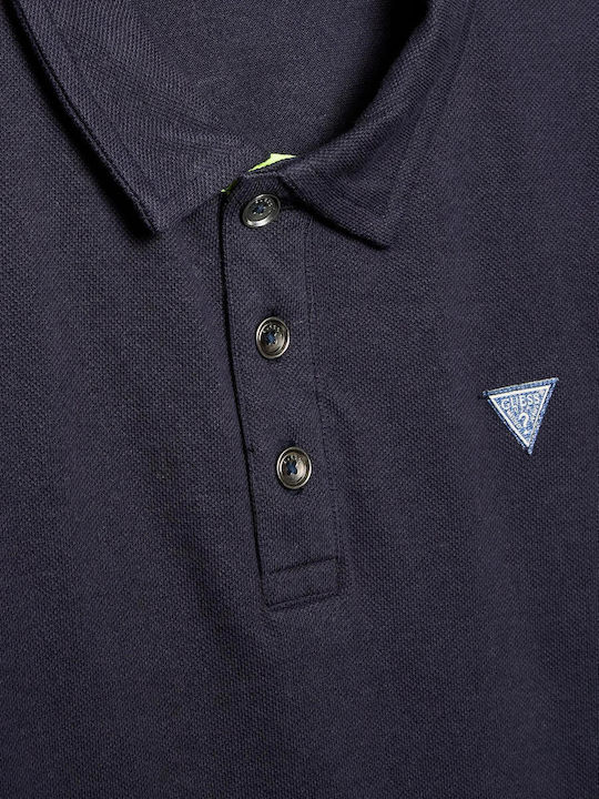 Kids' Polo Short Sleeve Navy Blue