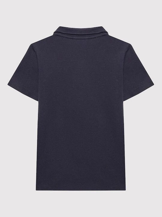 Guess Kids' Polo Short Sleeve Navy Blue