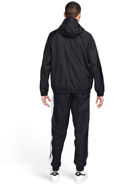 Sportswear Σετ Φόρμας με Λάστιχο Μαύρο