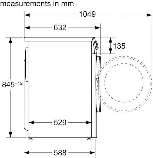 Bosch Πλυντήριο Ρούχων 9kg 1400 Στροφών AntiStain WGG14403BY