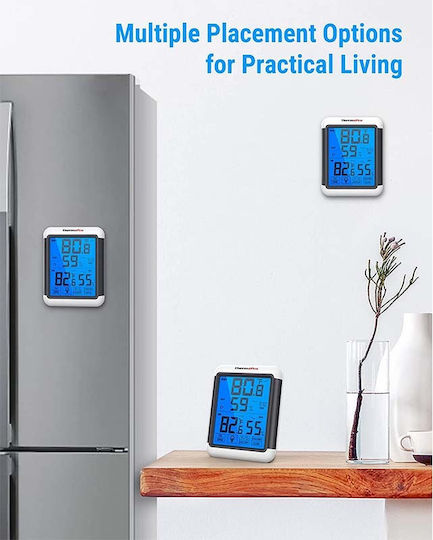 Thermo Pro Touchscreen and Backlight Digital Thermometer & Hygrometer for Indoor Use