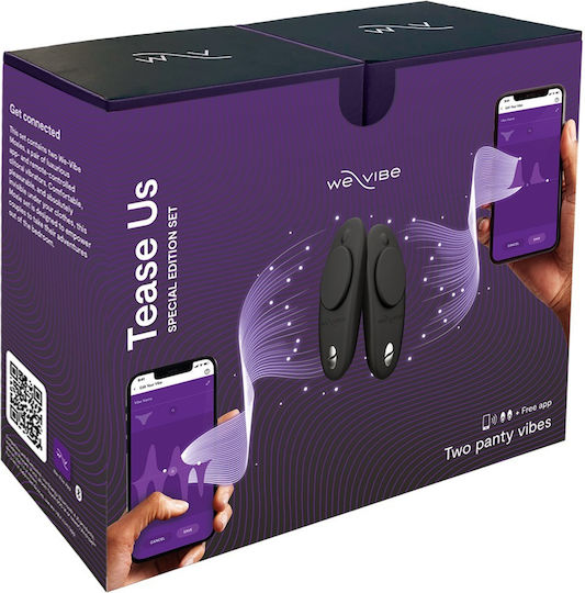 We-Vibe Teae US Clitoral Vibrator Two Panty Vibes 8.5cm Black