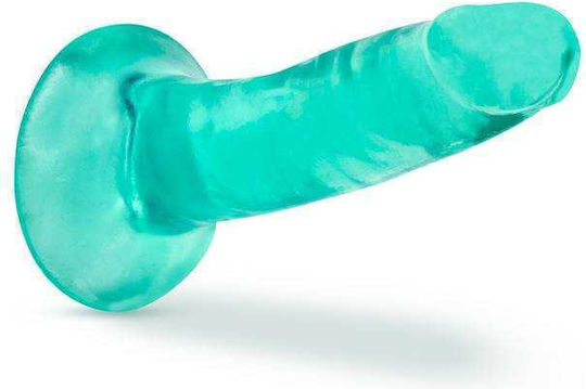 Blush B Yours Plus Hard N’ Happy Реалистично дилдо Със смукателна чашка Teal 14см