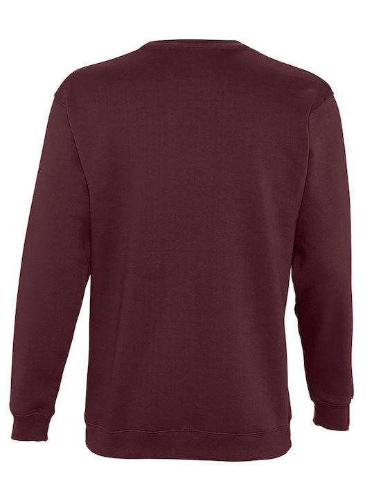 Kids Moda Herren Sweatshirt Burgundisch