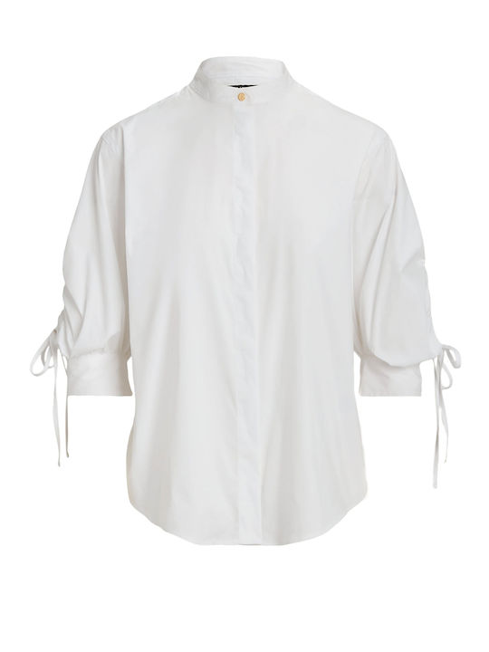 Ralph Lauren Women's Monochrome Long Sleeve Shirt White