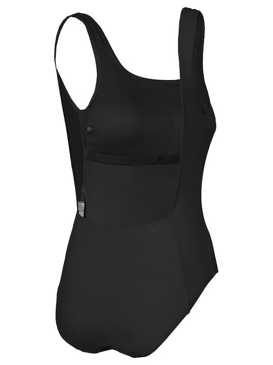 Outhorn One-Piece Swimsuit with Open Back Black