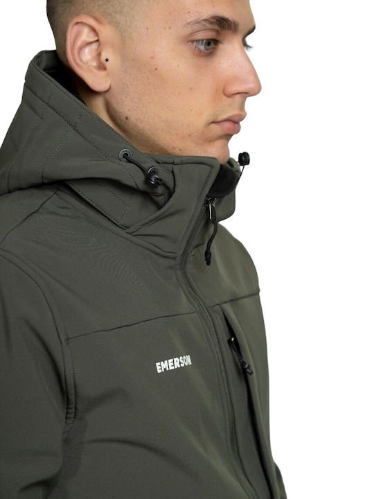 Geci Bărbați Iarna Waterproof și Cu Protecție Împotriva Vântului Verde