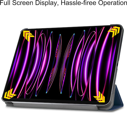 Sonique Smartcase Slim Flip Cover Durable Blue (iPad Pro 2018 11" / iPad Pro 2020 11" / iPad Pro 2021 11" / iPad Pro 2022 11'')