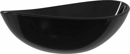 vidaXL Επικαθήμενος Νιπτήρας Γυάλινος 54.5x35x15.5cm