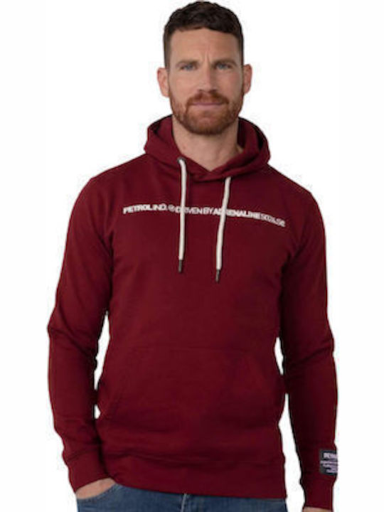 Petrol Industries Herren-Kapuzenpullover Kapuzenpullover Bordeaux