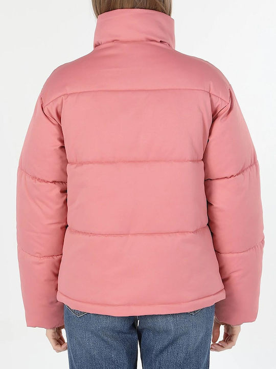 Colin's Kurz Damen Puffer Jacke für Winter Rosa