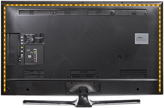 The Source Ταινία LED USB 5V RGB Φως 2m με Τροφοδοτικό & Τηλεχειριστήριο
