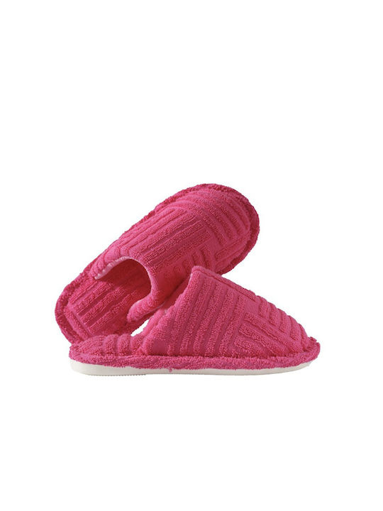 Jomix MD3800 Terry Women's Slipper In Fuchsia Colour