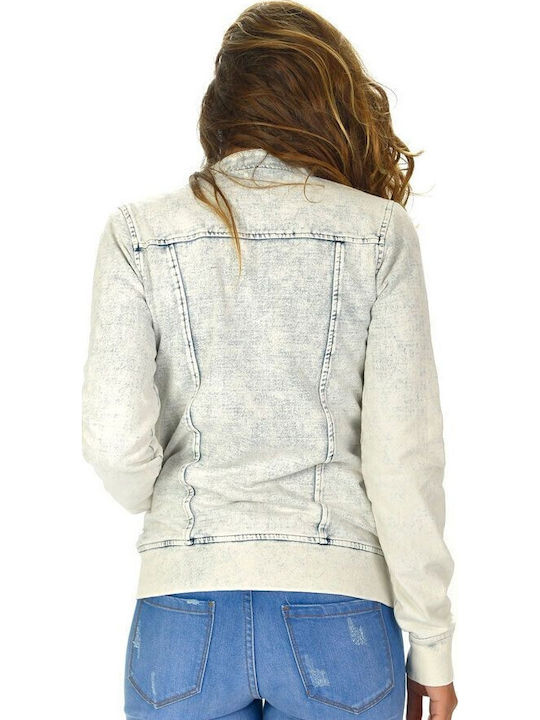 Rvca Absence Γυναικείο Biker Jacket Λευκό