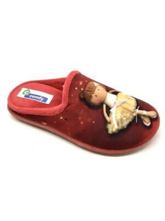 Comfy Anatomic 15067 Women's Slipper In Red Colour
