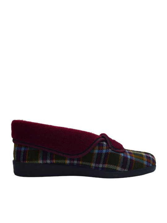 Closed Women's Slippers Burgundy