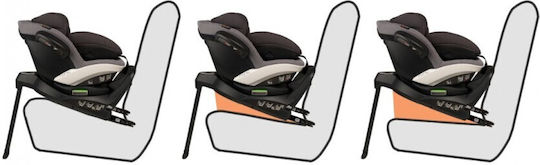 BeSafe iZi Twist Baby Car Seat i-Size with Isofix Cloud Melange 9-18 kg