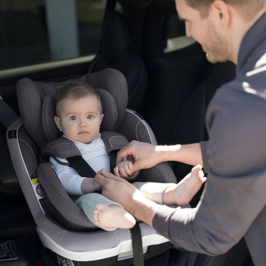 BeSafe iZi Twist Baby Car Seat i-Size with Isofix Cloud Melange 9-18 kg