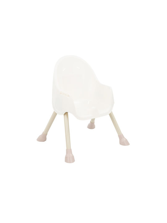 Kikka Boo Brie Baby Hochstuhl 2 in 1 mit Höhenverstellbar Rosa