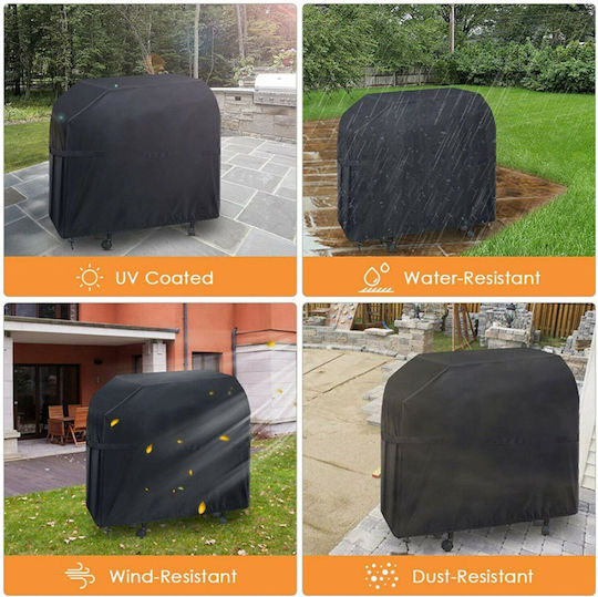 Grill Cover Black 190cmx71cmx117cmcm