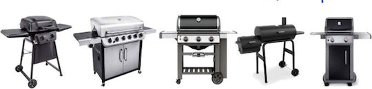 Grill Cover Black 170cmx61cmx117cmcm