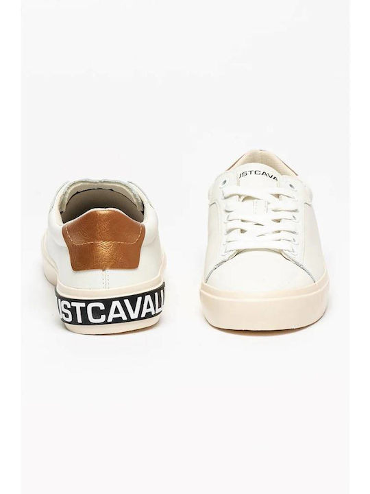 Just Cavalli Γυναικεία Sneakers Λευκά